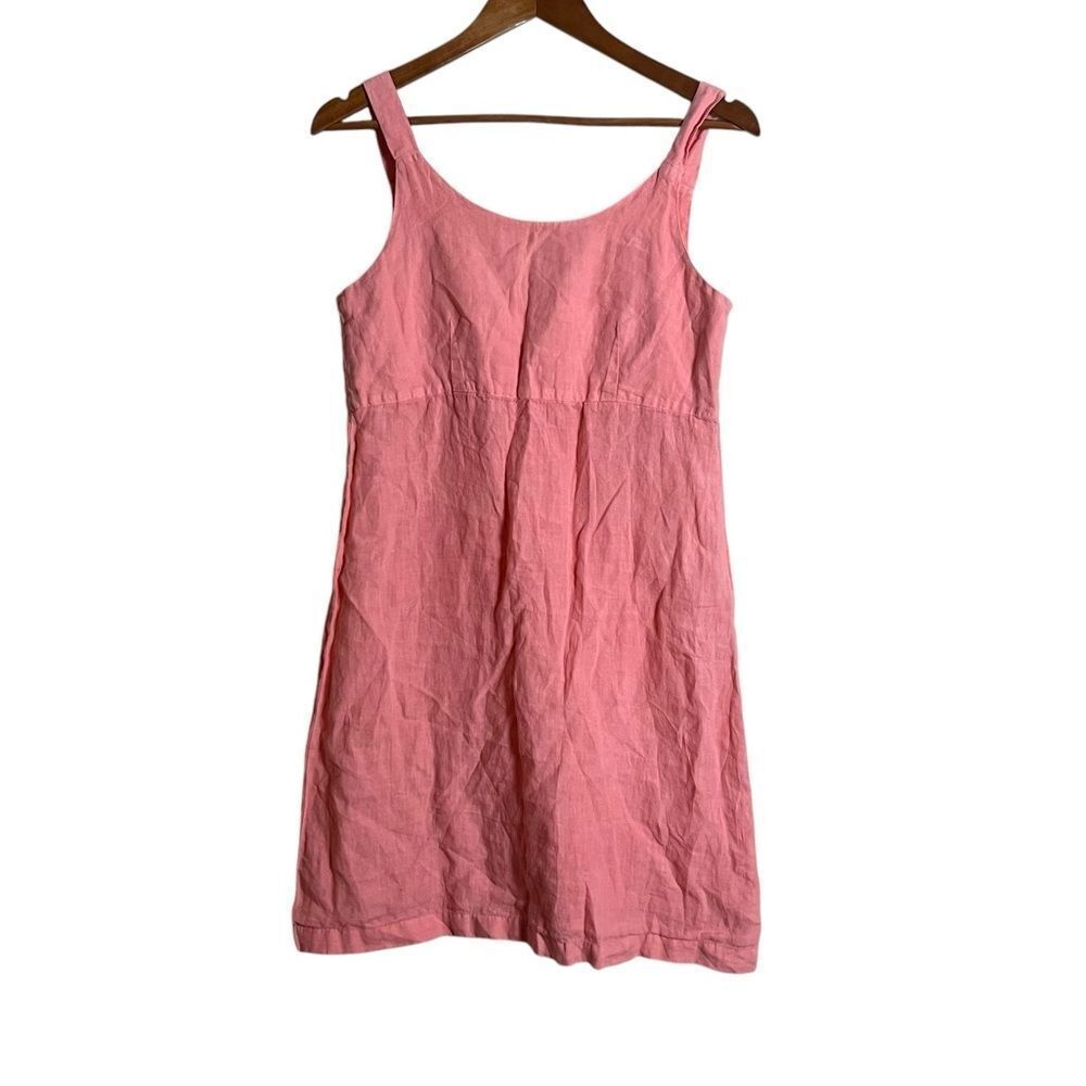 Fresh Produce light pink 100% linen dress